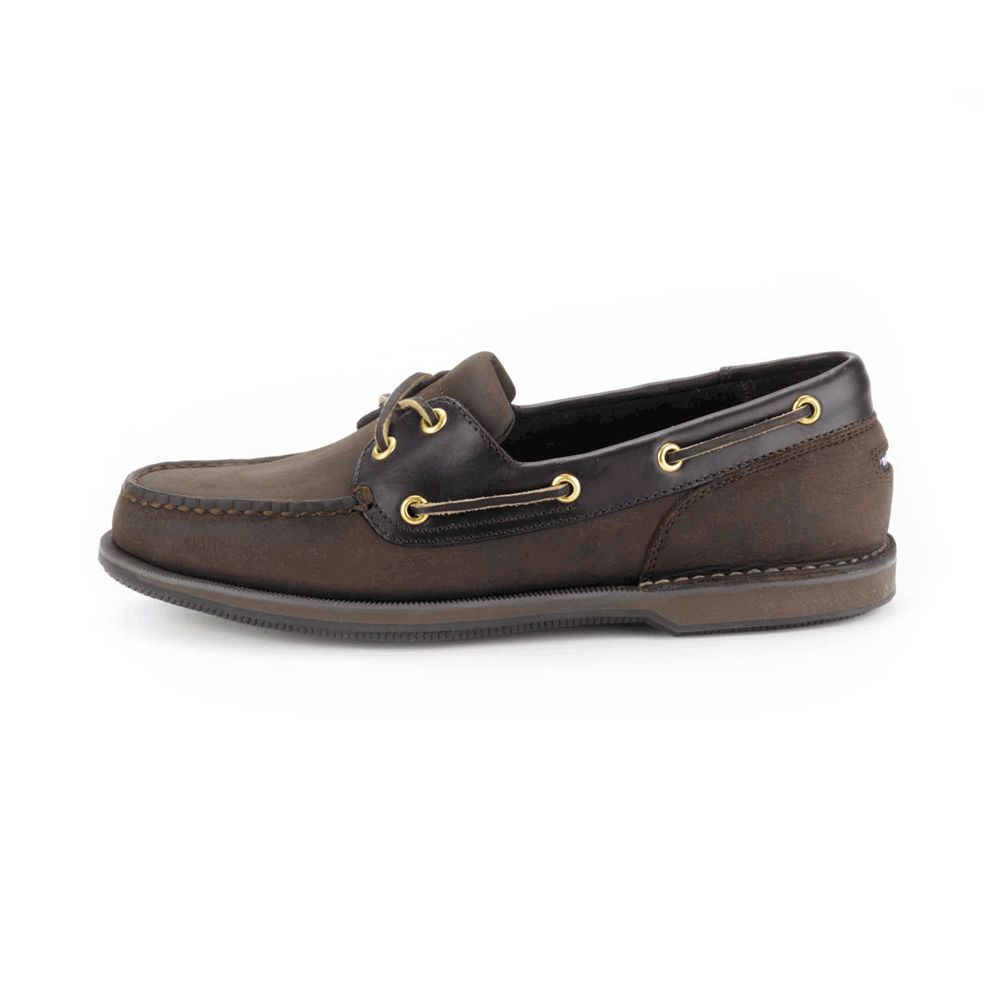 Rockport Singapore Mens Boat Shoes - Perth Dark Brown - AD4785019